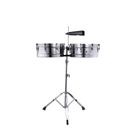 Timbaletas Timbales 14 " y 15 "  Pulgadas Con Cencerro Rhythm  Concept 